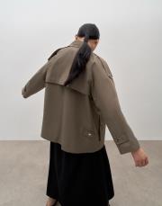 yeni sezon cotton trençkot haki 5