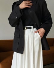 yeni sezon cotton trençkot siyah 5