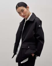 yeni sezon cotton trençkot siyah 9