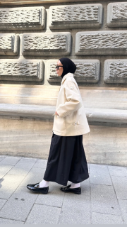 mevsimlik trençkot bej