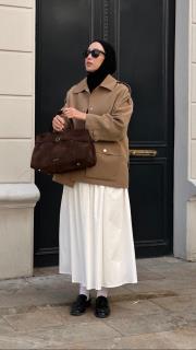 cotton trençkot camel 2