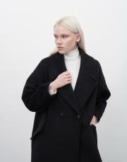 maskülen kaşe kaban siyah