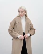 maskülen kaşe kaban bej