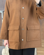 yün kumaş  ceket camel 5
