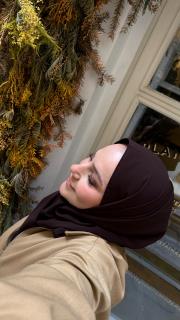 premium yazlık şal acı kahve