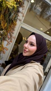 premium yazlık şal acı kahve 2