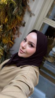 premium yazlık şal acı kahve 3