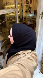 premium yazlık şal siyah