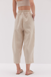 luna linen pantolon bej 2