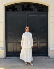 yeni sezon cotton gömlek kırık beyaz 5