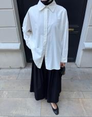 yeni sezon cotton gömlek kırık beyaz 8