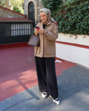 mevsimlik trençkot camel 2
