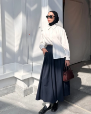 prenses etek lacivert