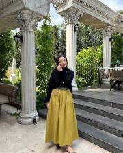 yeni sezon prenses etek yeşil 4