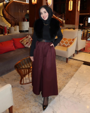 yeni sezon prenses etek bordo 3