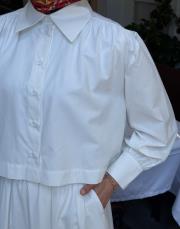 yeni sezon crop boy gömlek kırık beyaz 2