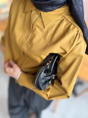 crop gömlek hardal 2