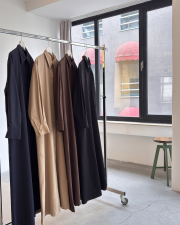 pamuk saten gömlek elbise acı kahve 6