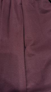 pamuk saten gömlek elbise bordo 5