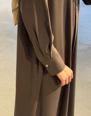 ipeksi gömlek elbise kahve 7