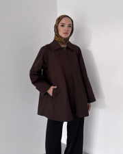 cotton trençkot acı kahve 6