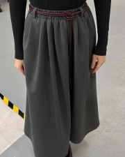 viscon kumaş etek antrasit gri 3