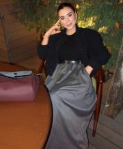 viscon kumaş etek antrasit gri 5